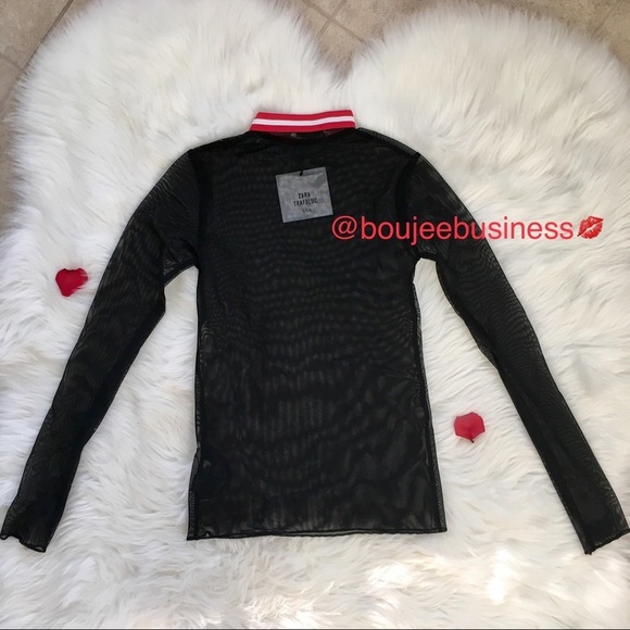 ZARA Semi-Sheer T-Shirt - Picture 2 of 8